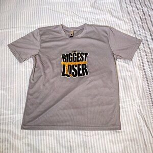 VINTAGE and AUTHENTIC - The Biggest Loser active wear gray shirt - LARGE